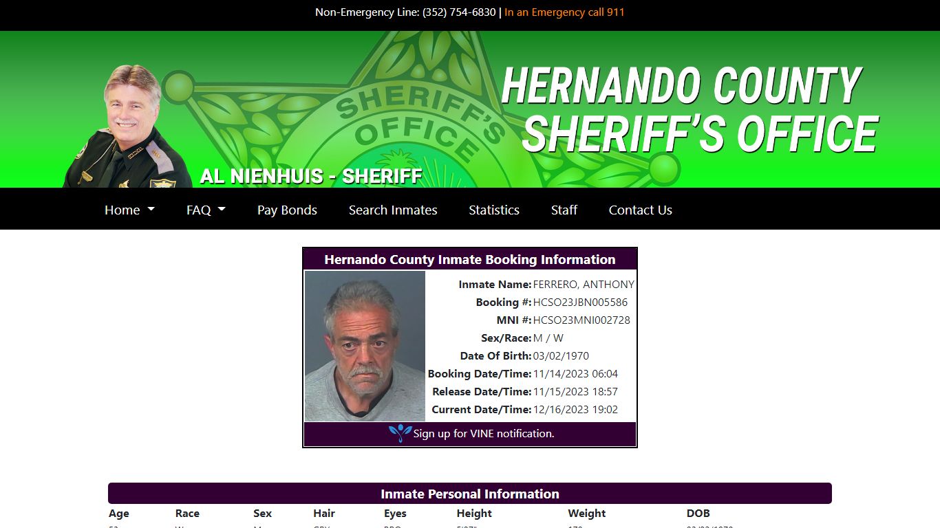 Hernando County Detention